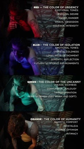 The meaning behind color #cinematography #filmmaking #filmmakersfamily #movieproduction #tutorials