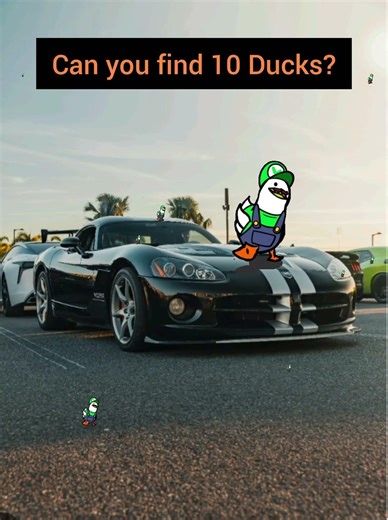 can you find 10 Ducks? #automobile #puzzle #duck #viralshorts