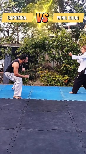 CAPOEIRA 🆚 WING CHUN 😱❓🤔 FUNCIONA? #karate #jeetkunedo #muaythai #kickboxing #kungfu #taekwondo #capoeira #wingchun | Mestre do Kung Fu