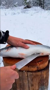 Snow Cooking Fish Recipe | Traditional Pakistani Mountain Food