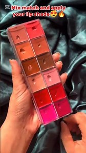 Create Your Own Custom Lipstick 💄😍 | DIY Lip Palette Magic ✨ #Shorts#viral