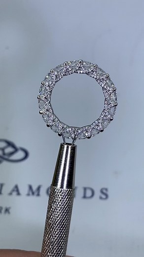 The Perfect Eternity Band for Diamond Lovers