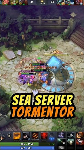 How to Tormentor in SEA Server - Dota Gameplay #dota #dota2 #дота #дота2