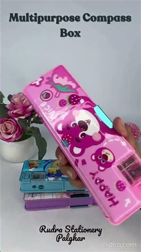 Multipurpose Compass Box with inbuilt Sharpener