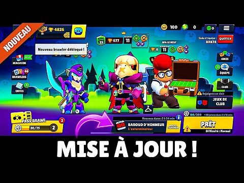 DÉCOUVRONS la FUTURE MISE À JOUR (nouveau mode + nouveaux skins + ...) sur Brawl Stars
