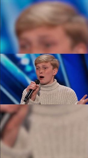 HE GOT THE GOLDEN BUZZER!