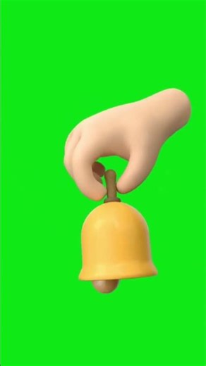 🔔 Bell Icon Animation #bellicon #youtube #greenscreen
