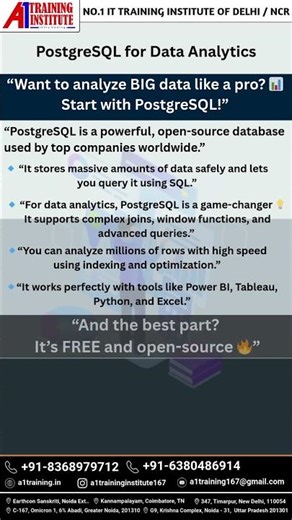 🚀 PostgreSQL for Data Analytics
