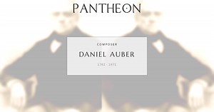 Daniel Auber Biography | Pantheon