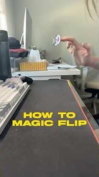 How to Magic Flip on a Fingerboard 🪄🛹#howto #tutorial #fingerboard #skateboard #skateboarding