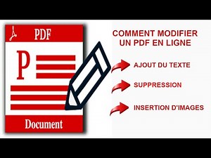 Comment modifier un PDF et comment insérer une images dans un PDF en 2021