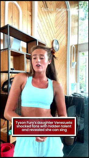 Tyson Fury's daughter, Venezuela, shocks fans with secret talent and reveals she can sing #CelebNews #NewsForYou | Mirror Celebrity News