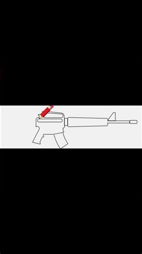 How to draw M16 #m16drawing
