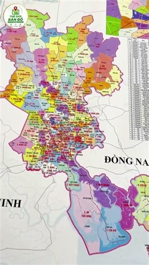 Bản đồ Tp. Hồ Chí Minh mới nhất 2026