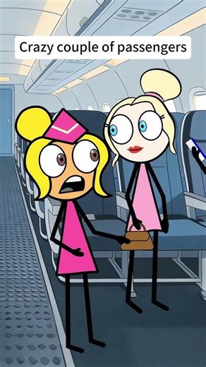 Crazy couple of passengers #airline #airplane #travel #flight