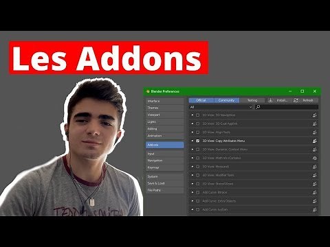 Comment mettre un Addons sur Blender 2.8 ?