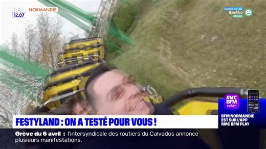 🎢 On a testé pour vous le plus grand parc d'attractions de Normandie, Festyland, situé à Bretteville-sur-Odon dans le Calvados | BFM Normandie