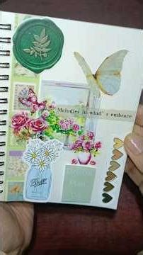 ASMR mini journaling video #asmr #youtube #journal #shorts