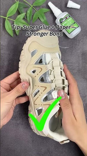 How to repair shoes for greater durability—just one step needed! #crafts #repair #fix #tips #shorts