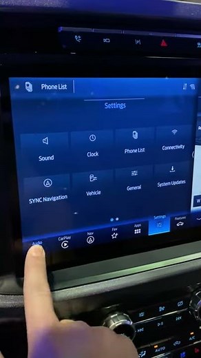 2021 F-150 B&O Unleashed Audio System Menus