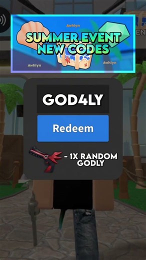 Every single new code In mm2 summer update #mm2 #roblox