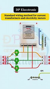 34K views · 193 reactions | Standard wiring method for current transformers and electricity meters... #DPElecctronic #Elecctronic #Electrical #fblifestyle #instagramreels #electricalwrok #InteriorDesign #DPElecctronicfollow | 퐃퐏 퐄퐥퐞퐜퐜퐭퐫퐨퐧퐢퐜 | Facebook