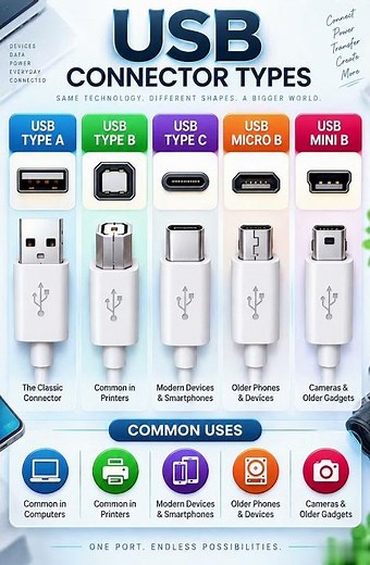 USB Connector Types Explained
