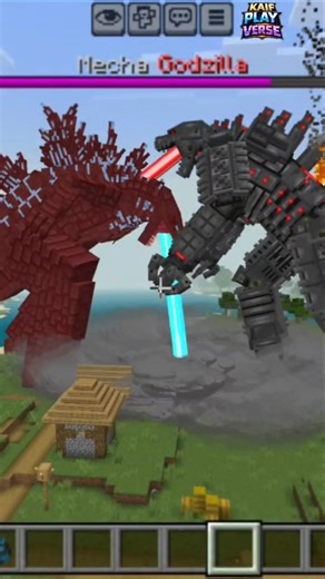 Minecraft Battle: Gojira (Godzilla) vs Mechagodzilla 🤖🔥 Who Wins? #shorts #viral #viralshorts