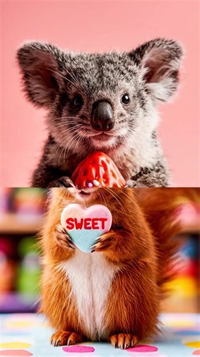 Sweet Treats for Cute Critters! 🍩🐨🐿️ Get ready for your daily dose of adorable! This video is a super sweet compilation of the cutest animals enjoying some delicious treats. From a hedgehog nibbling on a macaron to a koala with a cupcake, this is guaranteed to make you smile. Which sweet-toothed animal was your favorite? Let us know in the comments! Don't forget to like and subscribe for more cute and funny animal videos! #CuteAnimals #FunnyAnimals #Hedgehog #Koala #Squirrel #Sweet | Tiny Ani