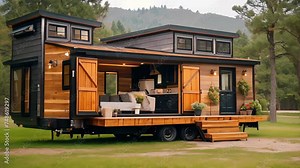 Let your wanderlust run wild in this luxurious and movable tiny house designed for those who crave a life on the move.
