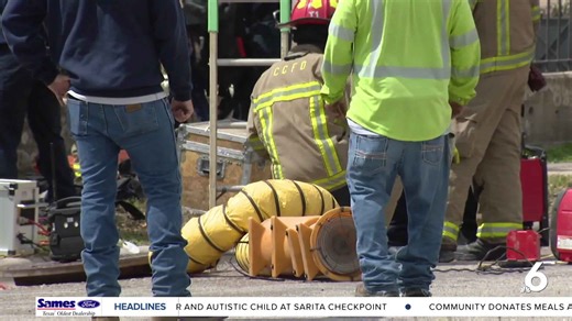 Crews recover body of utility worker possibly electrocuted in manhole in downtown Corpus Christi