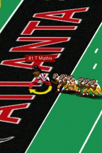 2000 Washington vs Atlanta (highlight) Terrance Mathis touchdown pass,