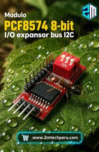 Modulo PCF8574 8-bit I_O expansor bus I2C #2mtechperu #huanuco #arduino
