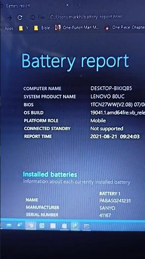 How to View Battery Cycle Count on a Windows Laptop.
