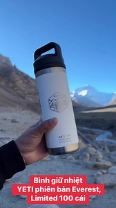 Bình giữ nhiệt Yeti Bottle 18oz 550ML phiên bản Mai Nguyen Rider - Tibet. Limited 100pcs. Sản phẩm được khắc lazer hành trình chinh phục Tây Tạng 11.000km, 30 ngày đêm. Sản phẩm được khắc Tên và số thứ tự tùy chọn theo ý khách hàng https://mainguyenrider.com/binh-giu-nhiet-yeti-bottle-18oz-550ml-tibet-p56337 #MaiNguyenRider #CBC #MakeLifeARide #Tibet #EverestBaseCamp #TâyTạng #CBCTibet2023 #TibetExpedition. MAI NGUYEN RIDER STORE • 144 Võ Thị Sáu, Q.3, TP.HCM (Lầu 1) • Mobile: 0827.144.144 (iMes