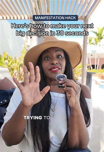 Quantum leaps happen when you rapidly make aligned decisions. This is how you make decisions in 30 seconds. Ask this question and watch reality shift. #manifestation #manifestationtips #identityshift #decisions #quantumleap