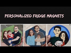 ✨ Handmade Custom Fridge Magnets Collection | DIY & Personalized Art ✨