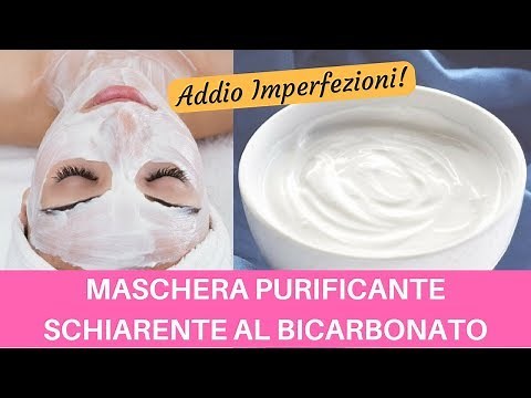 MASCHERA VISO al BICARBONATO FAI DA TE PURIFICANTE & ILLUMINANTE 😍