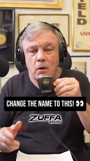 CHANGE the name! 👀😤 #ZuffaBoxing 🥊