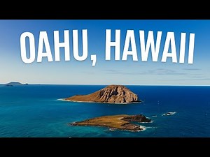 Flying Over Oahu, HAWAII (4K), Hawaii Ambient Aerial Film