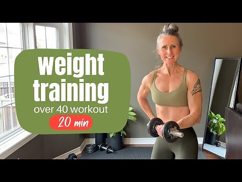 WEIGHT TRAINING workout over 40 female 20min FB8