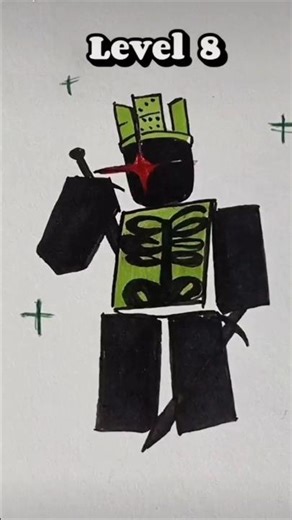 Draw Roblox in different level⚡🧸 #art #roblox #art #howtodraw#drawing tutorial