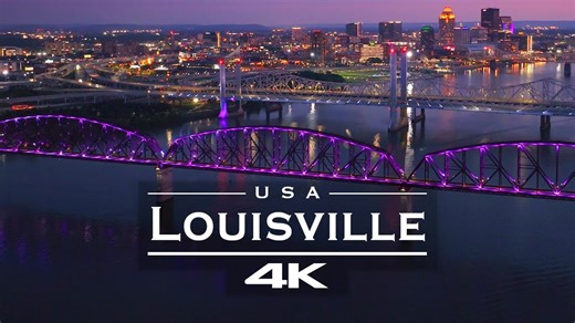Louisville, Kentucky in 4K | Aerial Drone Journey Through the City