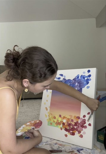 Exploring Oil and Modelling Paste Techniques in Acrylic Painting