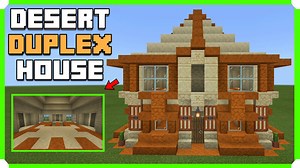 How To Build A Desert Duplex House Minecraft Map