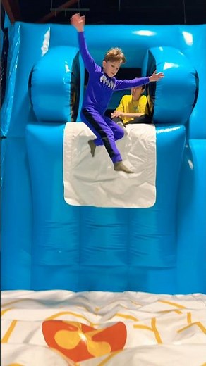 Jumping Into Fun 🤸‍♂️💙 Inflatable Madness!