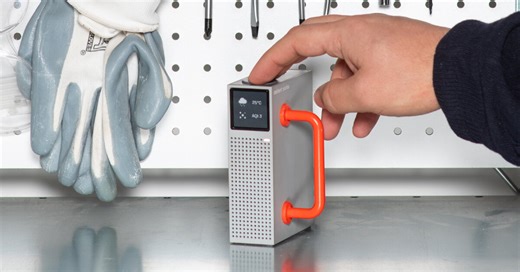 with AI-powered insights, ambient one keeps an eye on the air quality in your creative space