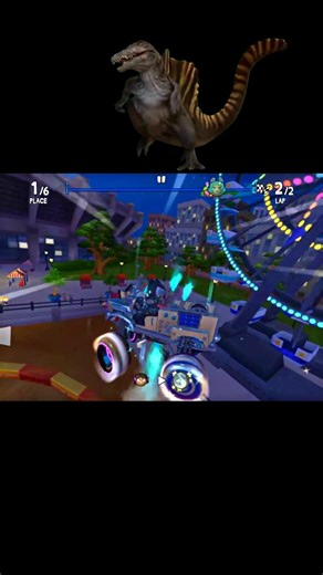 Noob Luck Activated!🤡😂BBR2 #shorts #shortsfeed #bbr2 #beachbuggyracing2 #funny #funnygameplay