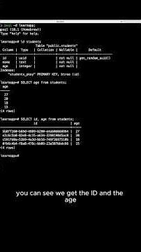 Day 3 PostgreSQL: how to retrieve data