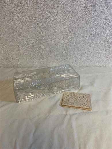 Vintage Starburst Kleenex Box and Lace Card Holder - Etsy